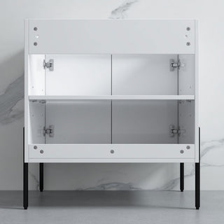 Flutie 30" Bathroom Vanity Set, White