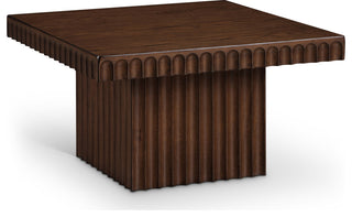 Spencer Oak Veneer Coffee Table, Brown, 12" H, 1 Piece