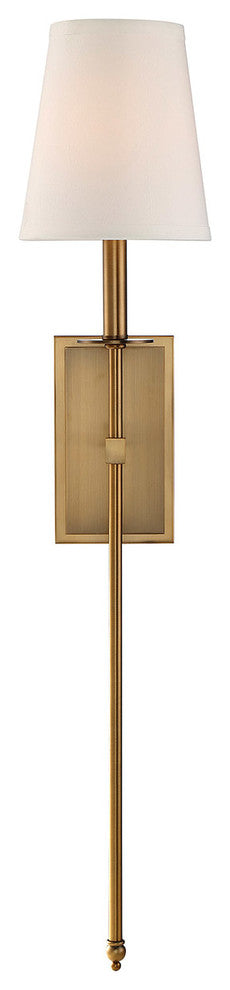 1 Light Sconce, Warm Brass