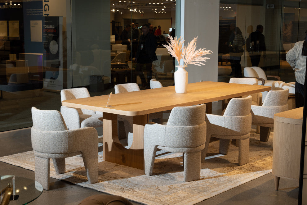 Modrest Cando Modern Beige Fabric Dining Chair