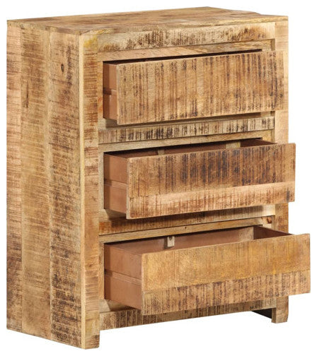 vidaXL Drawer Cabinet Chest of Drawers Sideboard Storage Solid Wood Mango