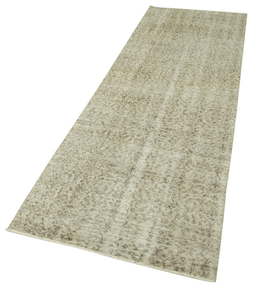 Rug N Carpet - Handwoven Oriental 2' 11" x 9' 9" Low Pile  Hallway Runner Rug
