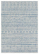 Eagean Indoor/Outdoor Denim, Dark Blue Area Rug, 5'3"x7'6"