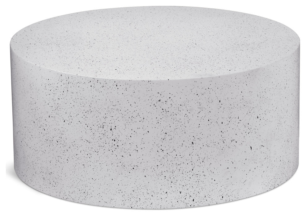Terrazzo Coffee Table, White