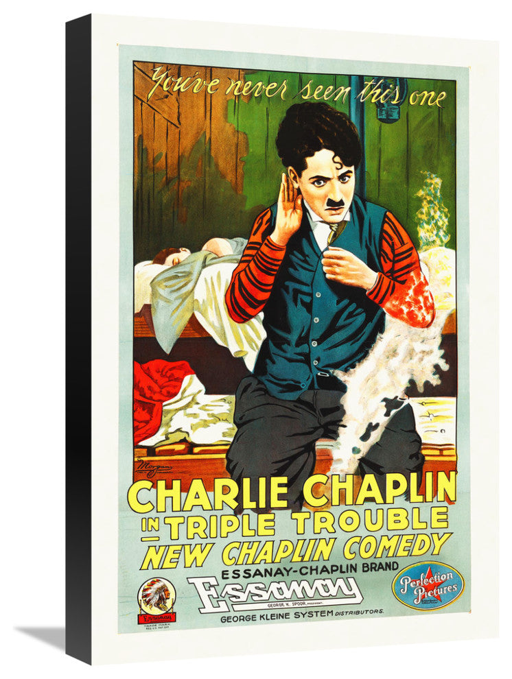 Charlie Chaplin, Triple Trouble, 1918, 01, 15x22