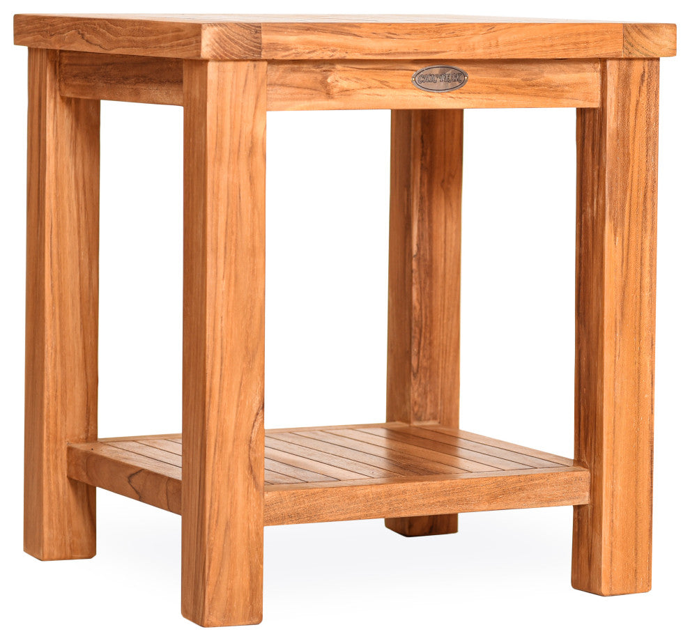 Teak Wood Tundra Outdoor Patio Side Table, made from A-Grade Teak Wood