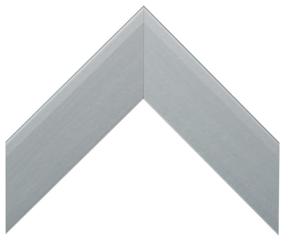 LaRue Framed Wall Mirror, Chrome, 36" X 54"
