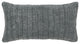Nakeya Knitted Throw Pillow by Kosas Home, Gray, 14x26