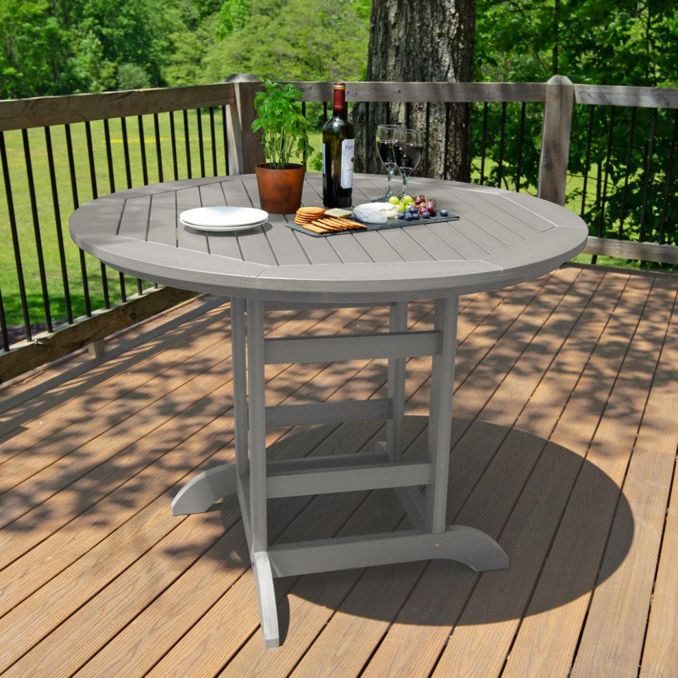 Hamilton 5-Piece Round Counter-Height Dining Set, Harbor Gray