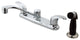 Kingston Brass Centerset Kitchen Faucet, Polished Chrome