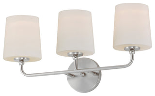 Maxim 12093SW Bristol 3 Light 21"W Vanity Light - Satin Nickel