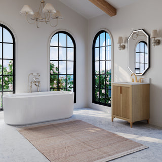 Turlington Bath Vanity Set, Oak, 24"