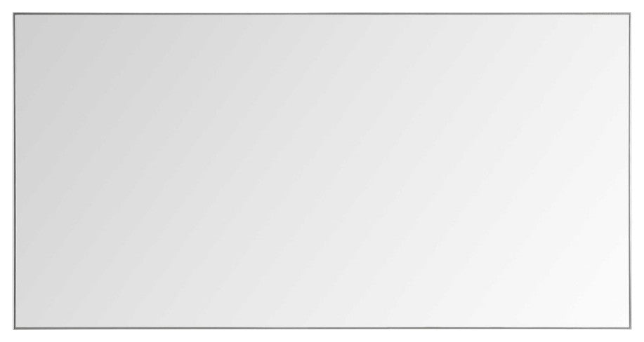 Eviva Sax Rectangular Metal Framed Mirror, 60"
