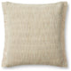 Angela Rose x Loloi Bella Sand / Natural 18'' x 18'' Cover, Down Pillow