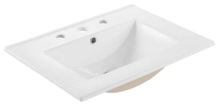 Elysian 24" Wood Bathroom Vanity - White Burl