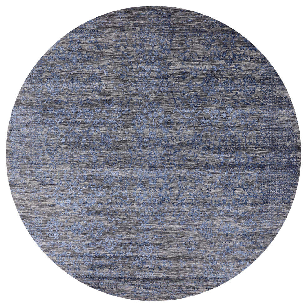 Ahgly Company Indoor Round Mid-Century Modern Area Rugs, 5' Round