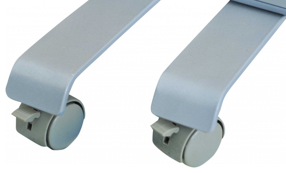 HomeRoots 106" x 1" x 71" White, Metal and PVC Resilient Screen