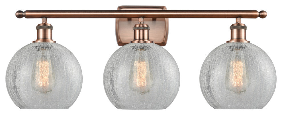 Innovations Lighting 516-3W-AC-G125-8 Athens 3 Light 26" Bath Vanity Light