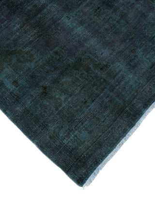 Vintage Distressed Overdyed Soukaina Purple Rug, 6'11x10'7