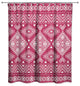 Maroon Tribal 71x74 Shower Curtain