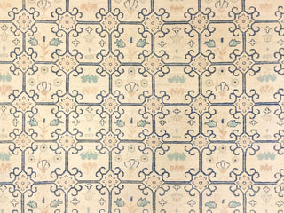 Peshawar Janat Ivory/Light Green Rug, 9'11"x13'4"