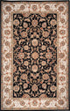 Chelsea Black Area Rug HK78A - 4' x 4' Round