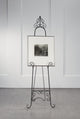 53"H Parisian Metal Floor Easel, Black