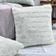 Super Mink Throw Pillow Covers, Set of 4, Gray Down