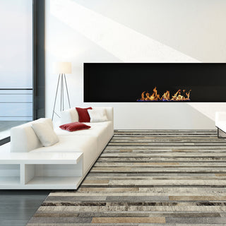 Cowhide Patchwork Rug, Kronos, Infuse, 10'x14'