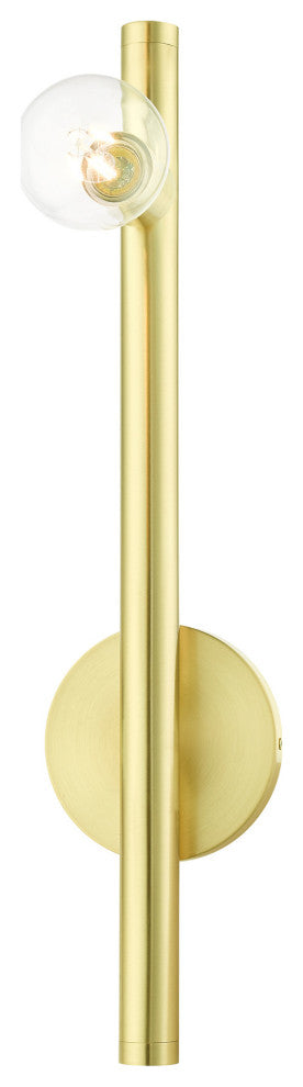 Satin Brass Modern, Urban, Scandinavian, Wall Sconce