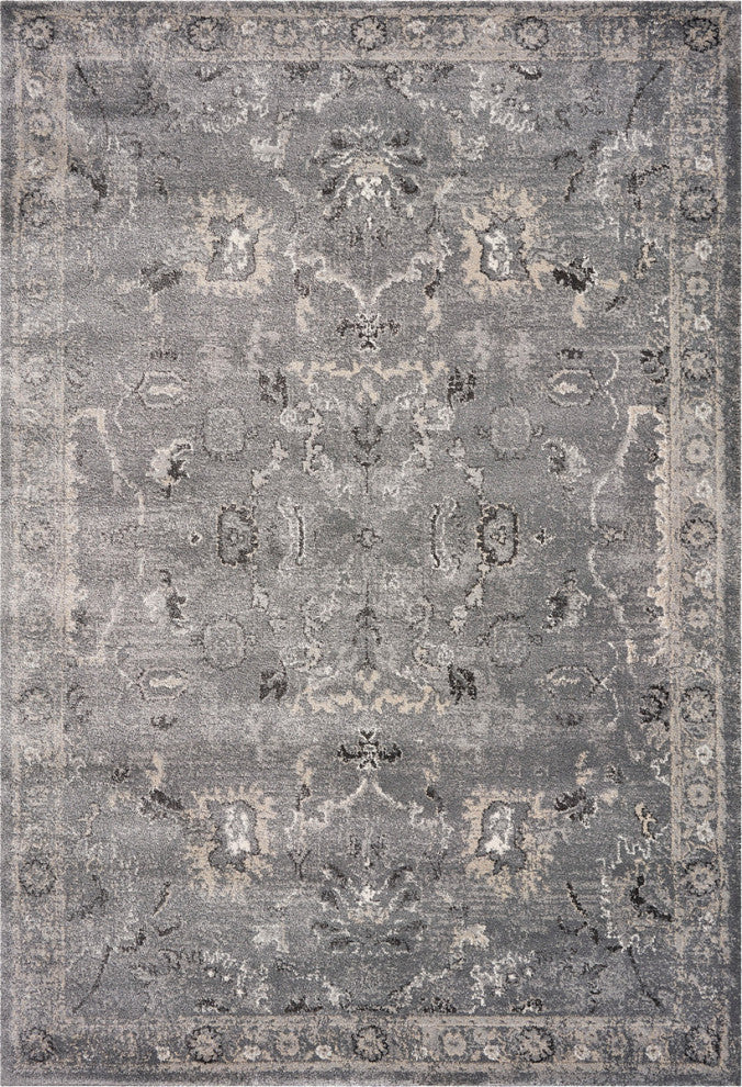 KAS Hue 4708 Farrah Rug, Gray, 5'3"x7'7"