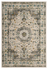 Safavieh Evoke Evk220B  Rug, Grey/Gold, 5'1" X 7'6"