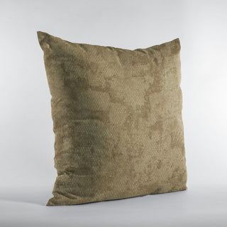 Burnished Bronze Hidden Map Textured Gound Cloth With Diamond Pattern, 16"x16"