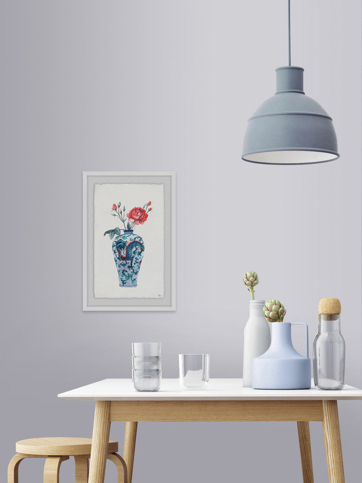 "Blooming Flowers" Framed Painting Print, 20"x30"