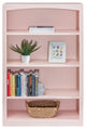 Solid Wood Bookcase, 48"x30", Blush Pink