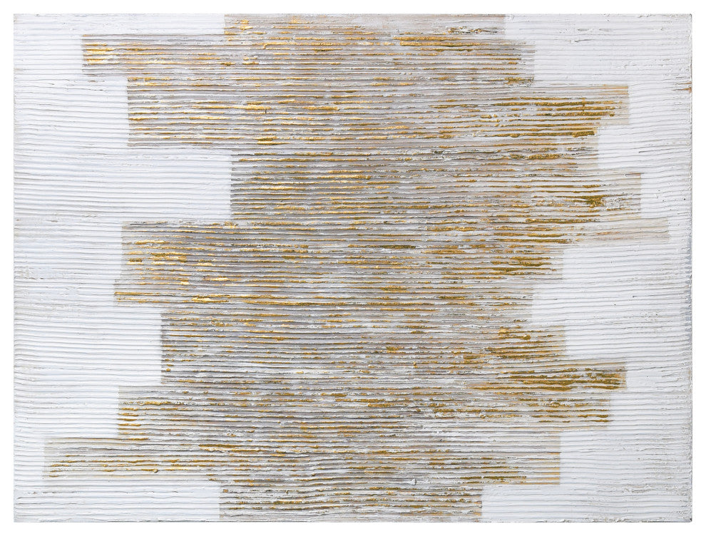The City Textured Metallic Hand Painted Wall Art by Martin Edwards