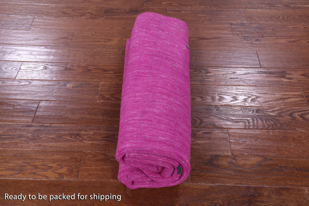 6' Round Persian Gabbeh Hand Knotted Wool Rug - Q15048