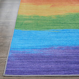Couristan Rainbow Passion Multicolor Area Rug, 5' X 8'