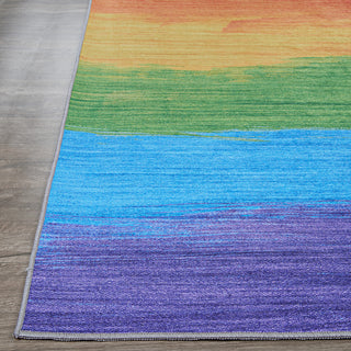 Couristan Rainbow Passion Multicolor Area Rug, 5' X 8'
