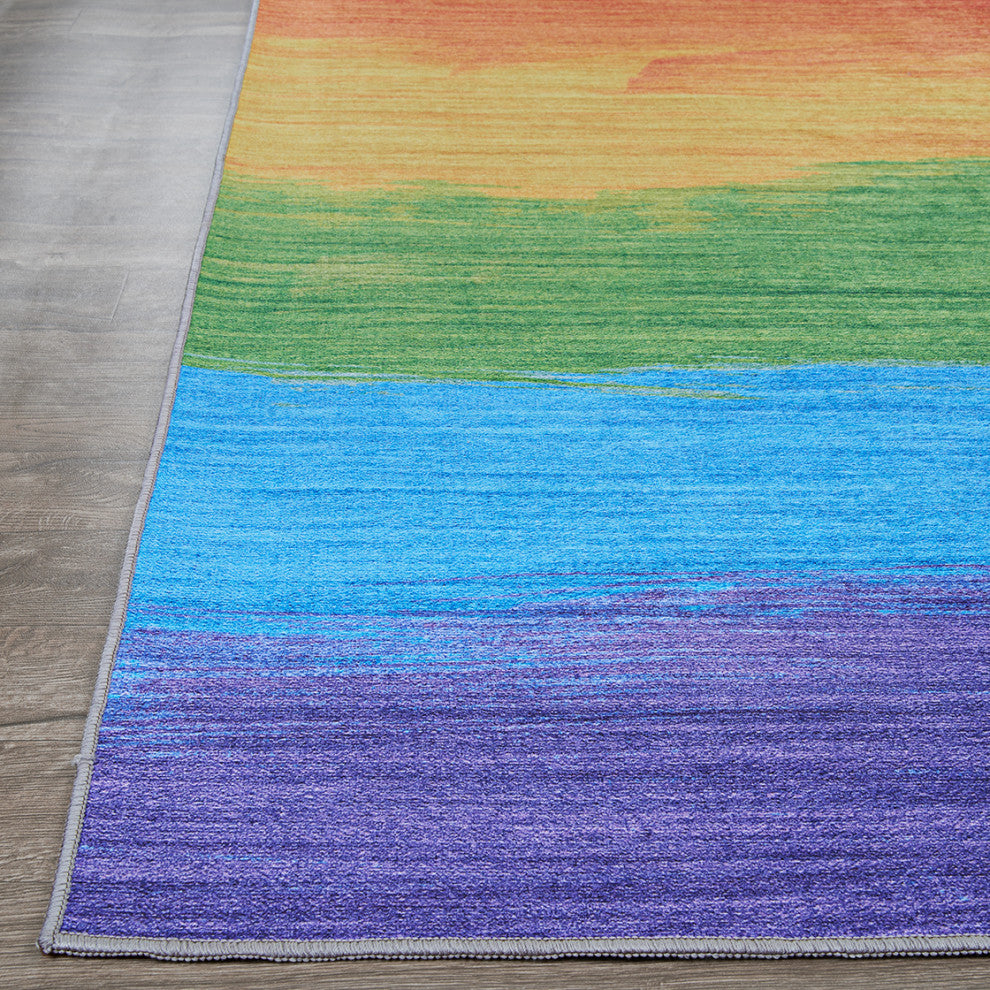 Couristan Rainbow Passion Multicolor Area Rug, 5' X 8'