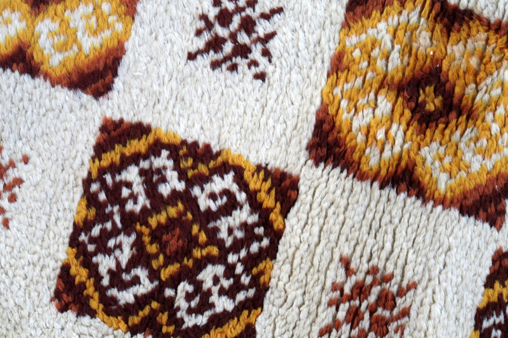 Vintage French Savonnerie Rug 2.5'x4.8', 77cmx146cm 1960s