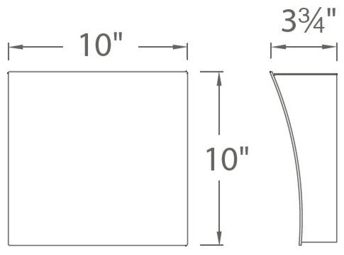 Modern Forms Slide LED Wall Sconce, White