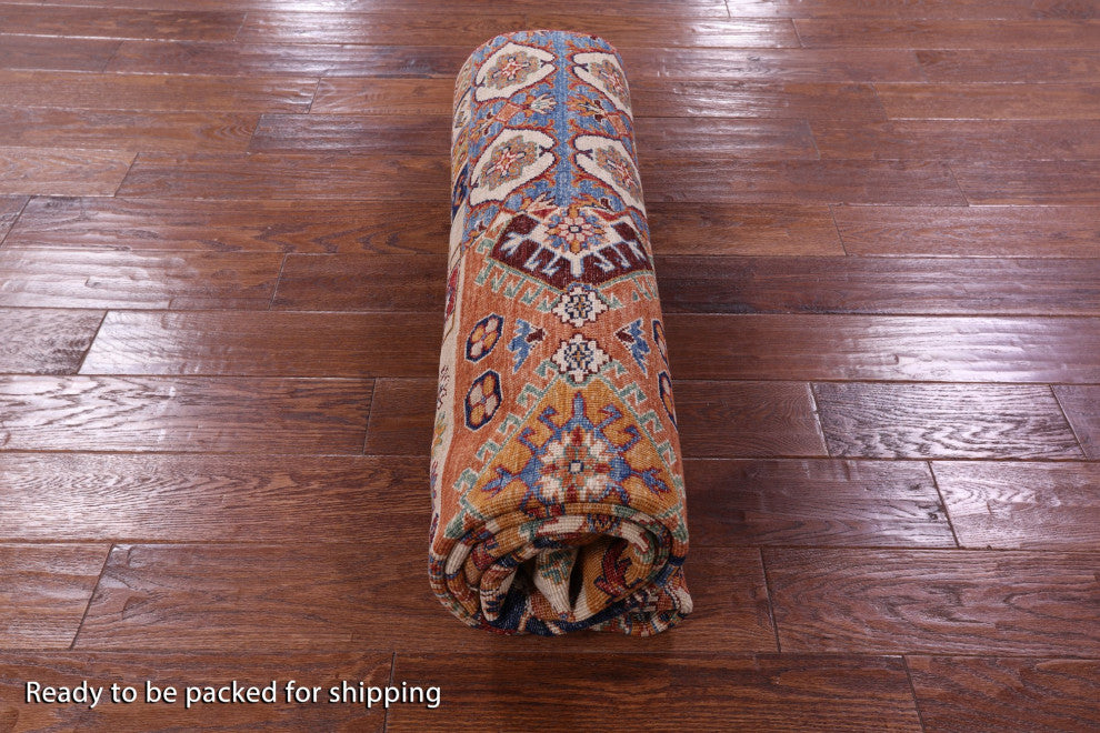 Super Kazak Hand Knotted Rug 5' 11" X 8' 0" Q11076