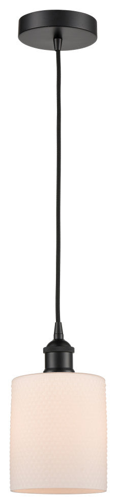Innovations 616-1P-BK-G111 1-Light Mini Pendant, Matte Black