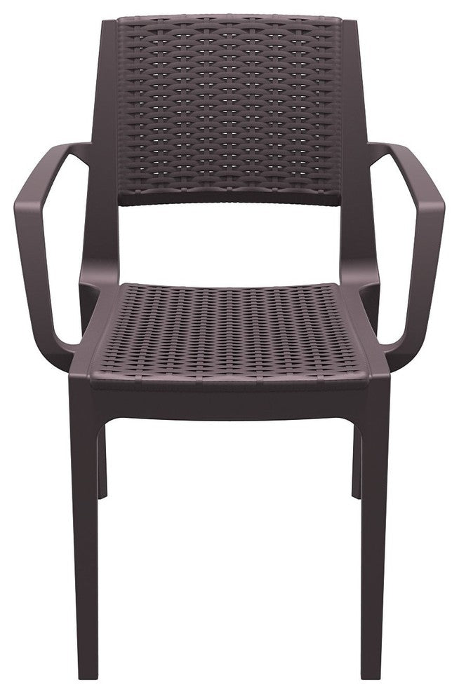 Compamia Capri Outdoor Dining Armchairs, Set of 2, Brown