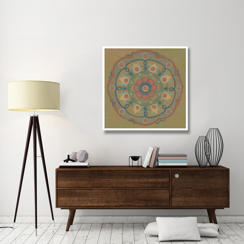 "Lakai Circle IV" Digital Paper Print by Kathrine Lovell, 42"x42"