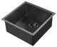 Noah Plus 16 Gauge Single Bowl Matte Textured Dual-Mount Sink Set, Matte Black