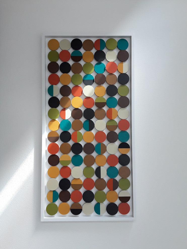 Geometric Circles Wood Wall Decor