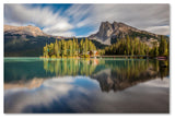 Pierre Leclerc 'Emerald Lake Dreamscape' Canvas Art, 47x30