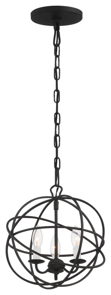Elight 3 Light  Bronze Mini Chandelier